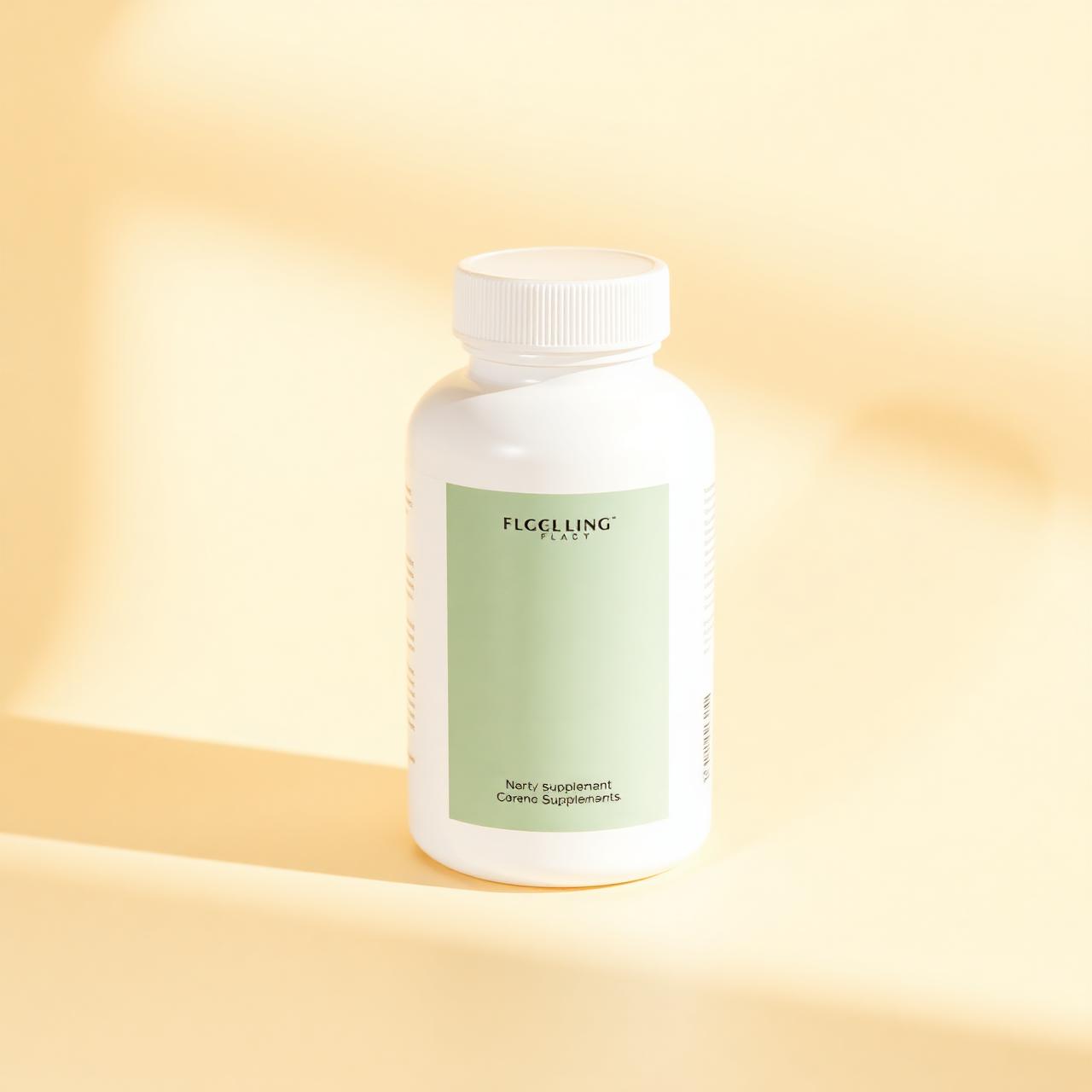 The Pure Standr supplement bottle